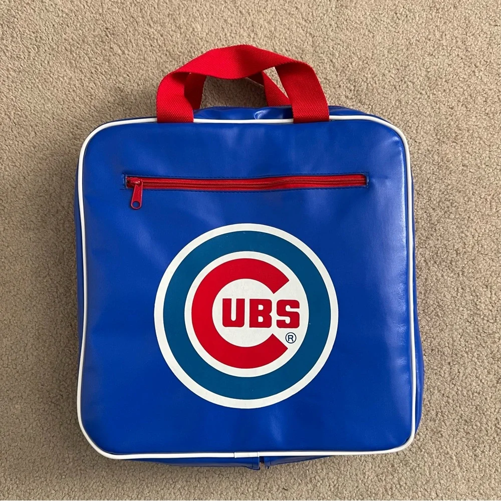 Vintage 70s Chicago Cubs Deadstock The Stadium Seat Cushion Sport Bag Give Away